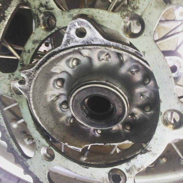 WR450 Custom axle spacers? OEM Old WR Hub?? SuperMoto Junkie