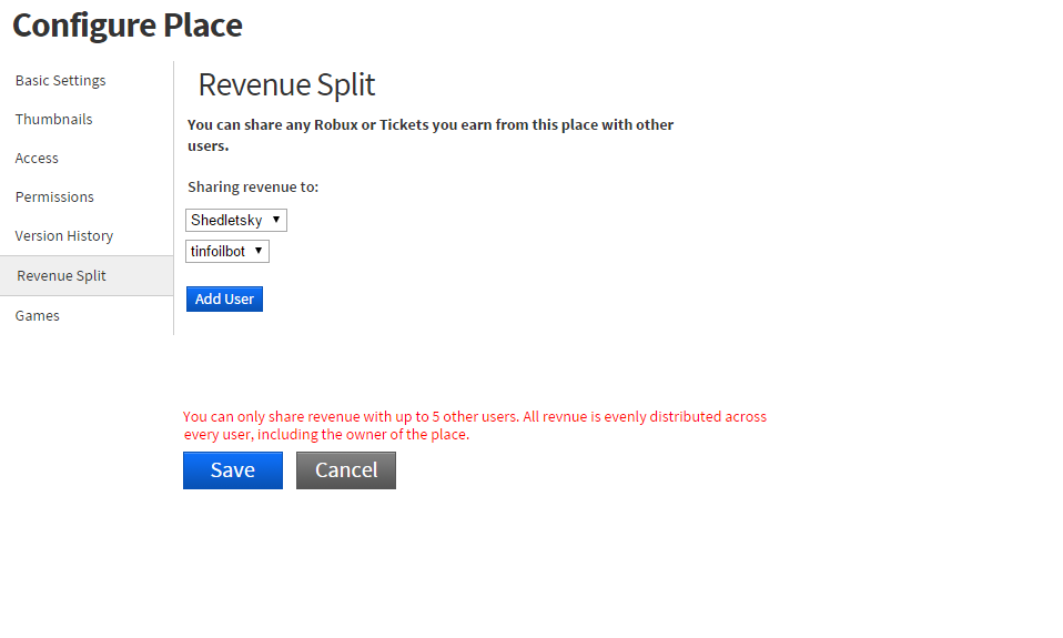 Revenue Split - Website Features - Roblox Developer Forum - 