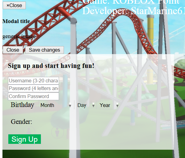 Bloxy News on X: The landing page for  has been  updated with a fresh new look! What do you think of it? (previously the  roller coaster background) #Roblox  / X