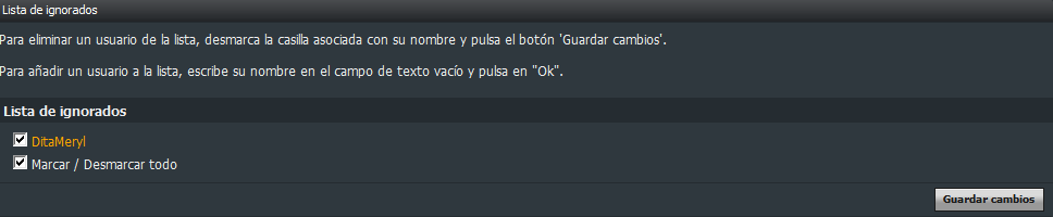 pon aqui tu LISTA DE IGNORADOS +xd