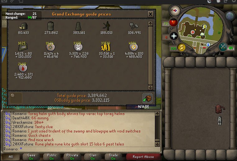 50 barrows chests with morytania hard r/QuickerQuest