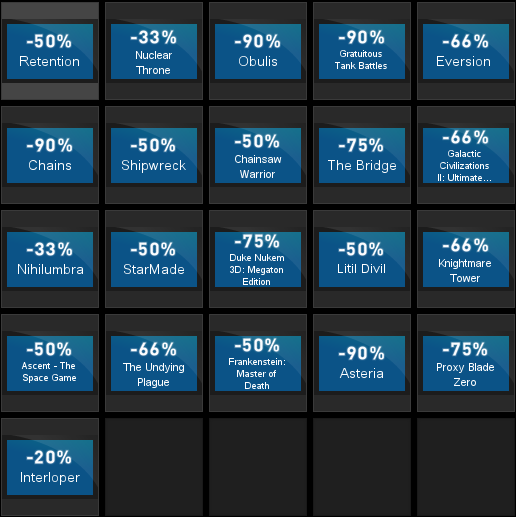 Steam  |  [ ]