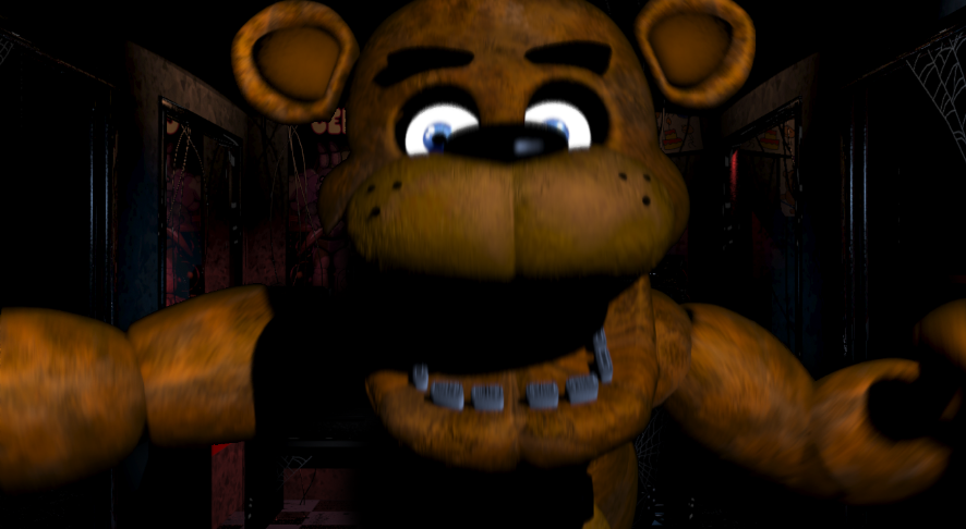 Freddy Fazbear jumpscare fnaf 1 