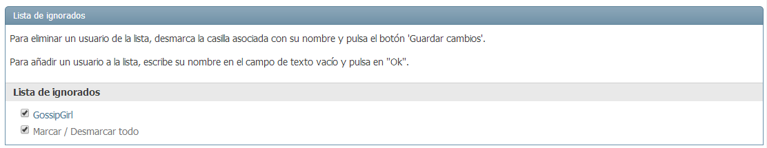 pon aqui tu LISTA DE IGNORADOS +xd