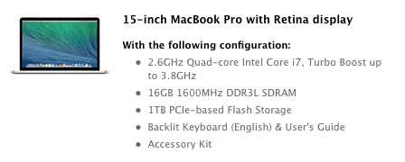 MacBook Pro 2013 model 32GB possible 