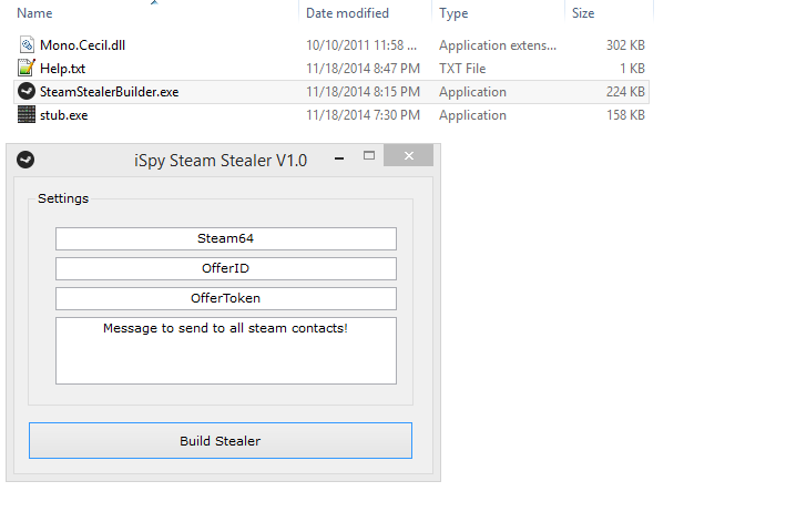 Steam Stealer 0 5 10 Kb