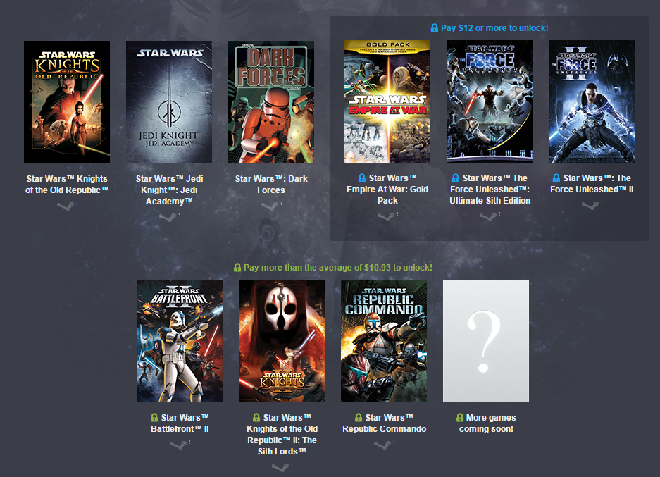 Star Wars Humble Bundle