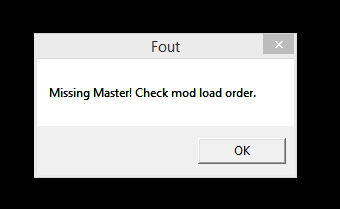 missing master check mod load order