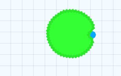 A gigantic brown virus I found while playing Experimental : r/Agario