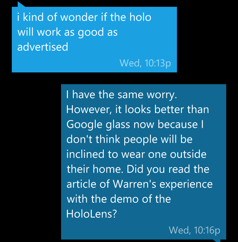 Microsoft HoloLens vs Google Glass r/windows8