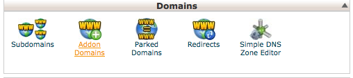 Addon Domains