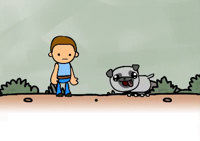 Boy and Dog animation
