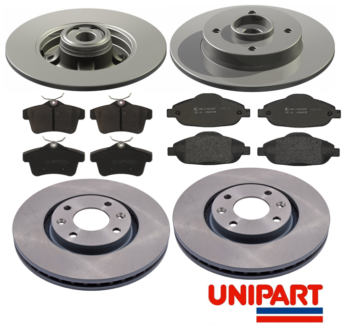 For Peugeot Hdi Vti Front Rear Brake Discs Pads W