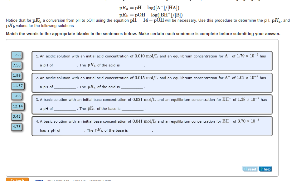 Notice That For Pkb A Conversion From Ph To Poh Us Chegg Com 60a5b97a4da1394b218295c9db70f6d3 Png