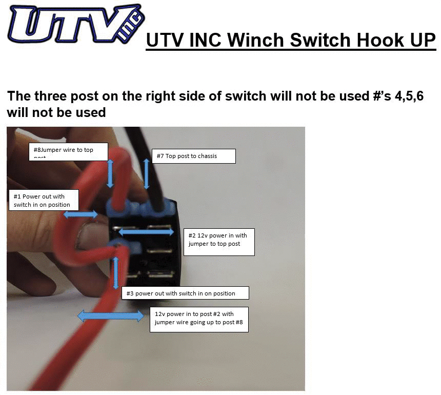 Utv Inc Winch Switch Wiring Help - Polaris Rzr Forum