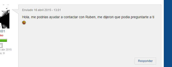 Wismichu ha abierto un hilo en FC respondiendo preguntas