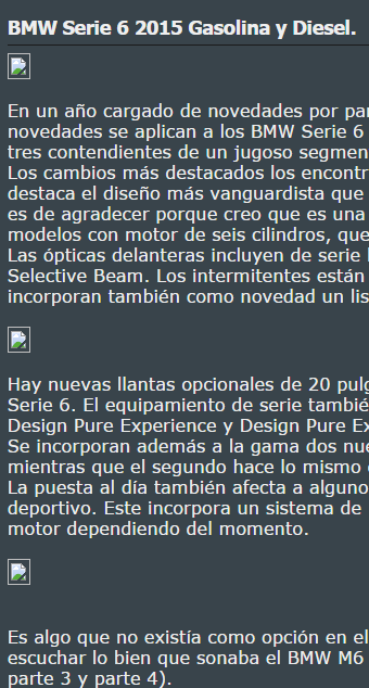 BMW Serie 6 2015 Gasolina y Diesel.