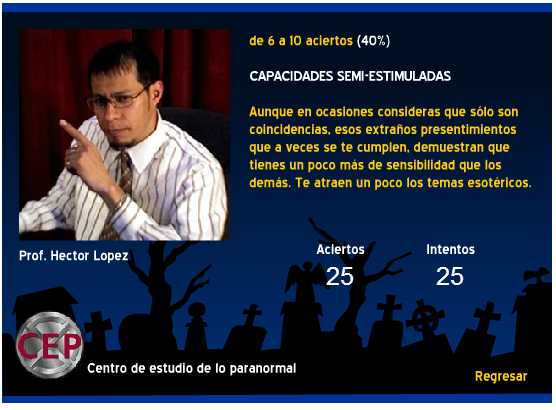 Test de clarividencia
