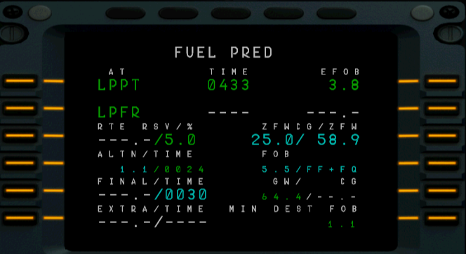 Fuel Pred Page Rests - Mcdu (left Side) - Aerosoft Community Services