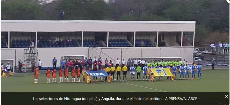Nicaragua golea a Anguila (5-0) Eliminatorias CONCACAF