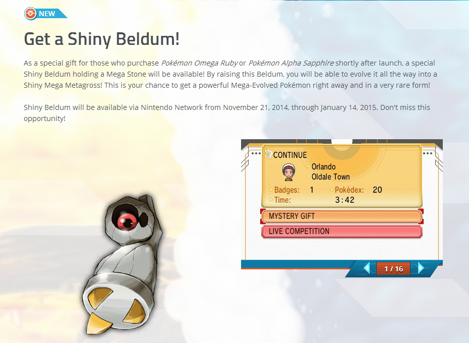 pokemon omega ruby and alpha sapphire codes for mystery gift
