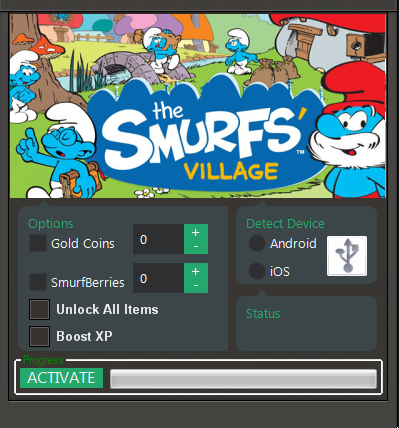 smurfs village glitch