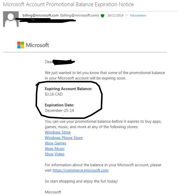 Microsoft Deletes Account Balance After 1 Year on Xbox r/pcmasterrace