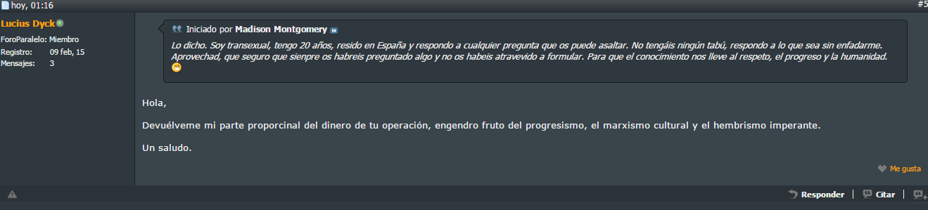 Soy Transexual femenina (De chico a Chica) y respondo preguntas