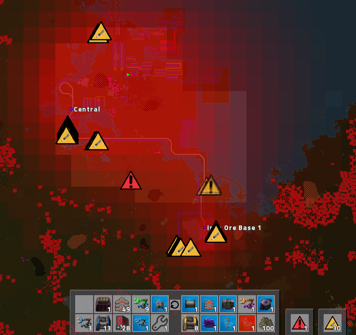 "X Objects are missing repair packs" r/factorio