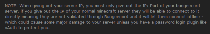 As you can see, all a player would need to do is find out the IP of one of the servers on the network, and it's all over.