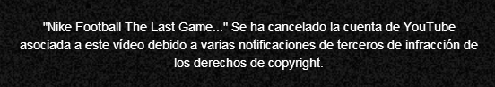 que opinas del video de nike?