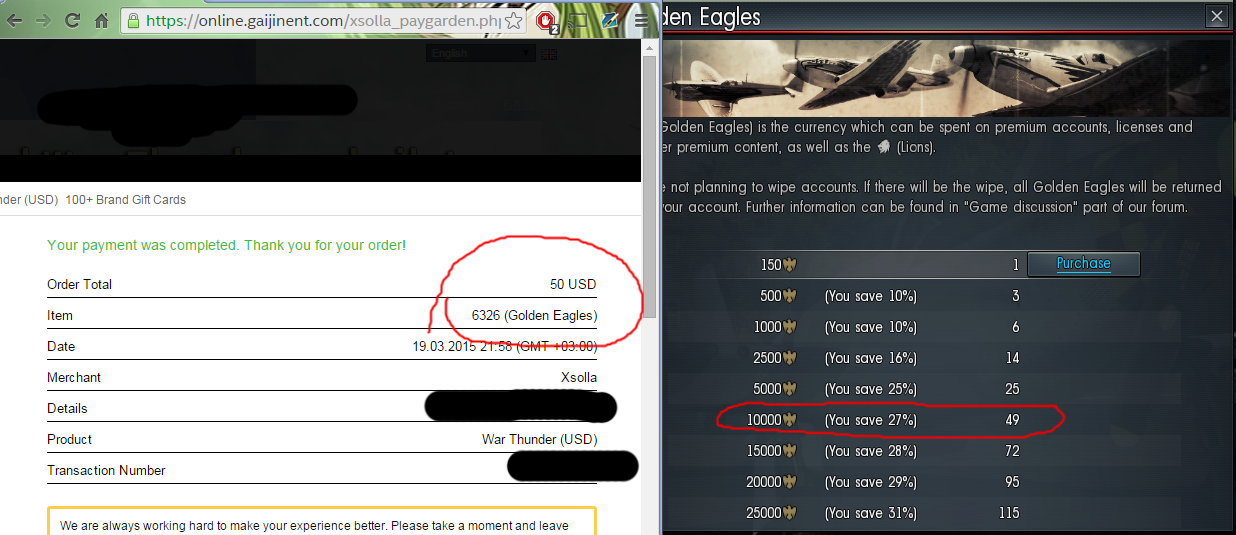 war thunder golden eagles codes