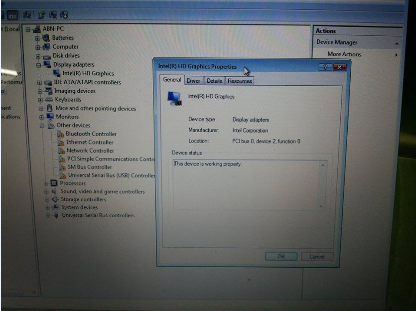 intel sm bus controller windows 7 64 bit