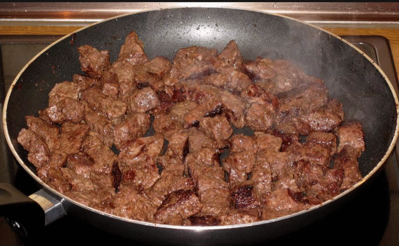 Как жарить мясо с