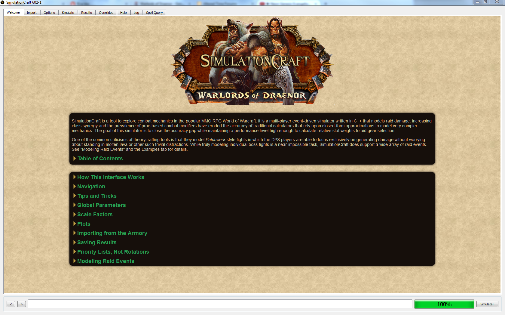 SimulationCraft - Welcome