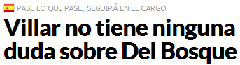 Es Vicente del Bosque un experto en cargarse equipos?