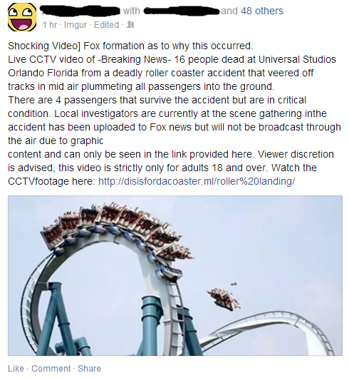 Horrible roller coaster accident. Warning NSFW Only for 18 very