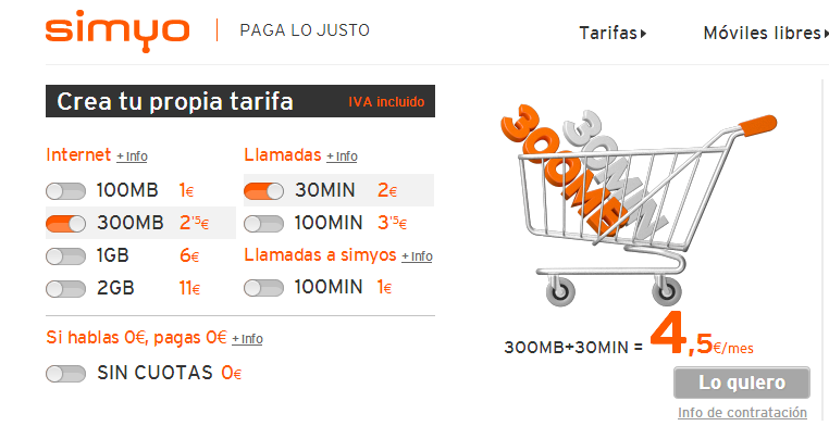 Pulsa para ver a tamaño real ¿Se ha merendado Simyo al resto de OMV's con sus bonos?