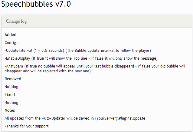 Changelog