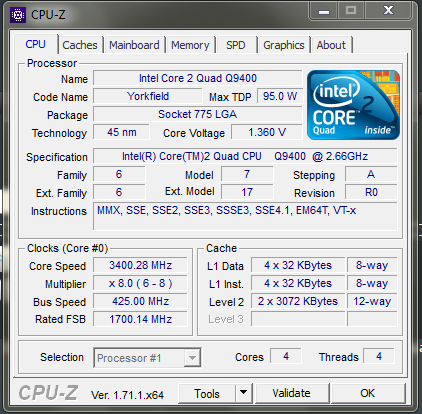 Acabo de hacerle OC a mi CPU