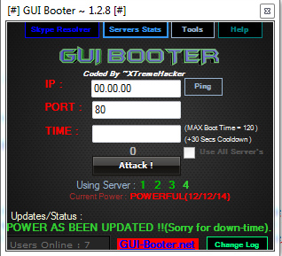 Ip booter tool