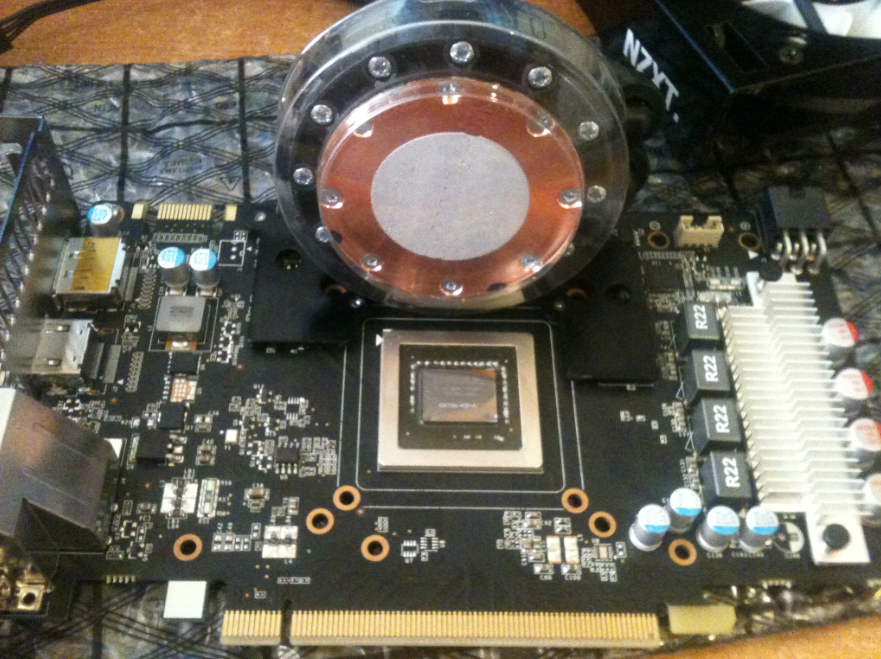 help installing kraken g10,thermal paste on gpu core Liquid and