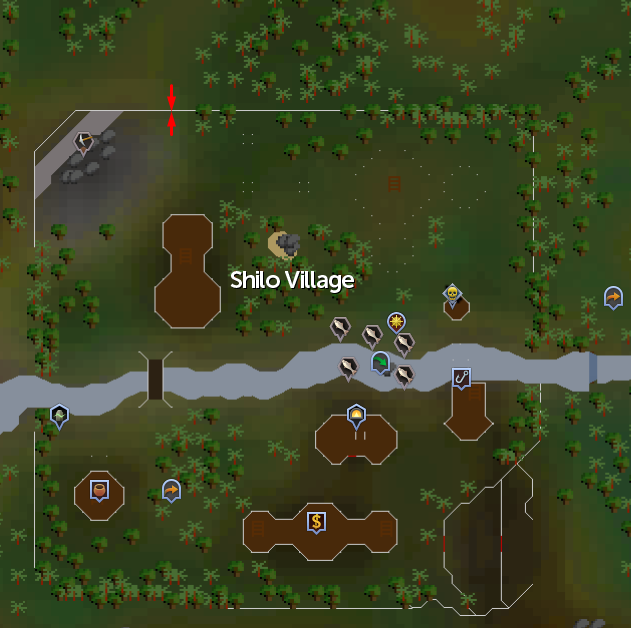 Wikis route to Shilo Village (Mine in orange). Does anyone take wikis  route? : r/runescape