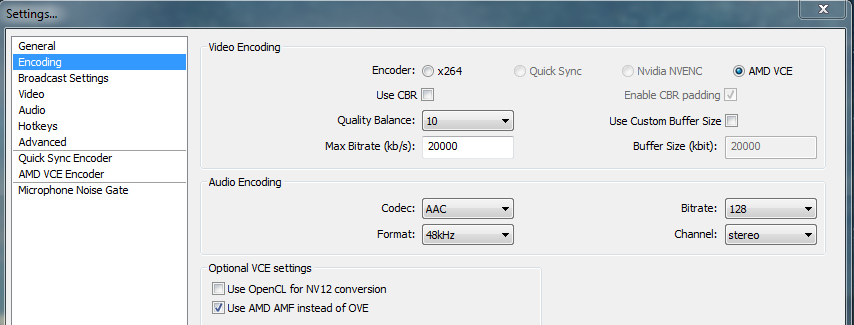 vce amd obs download