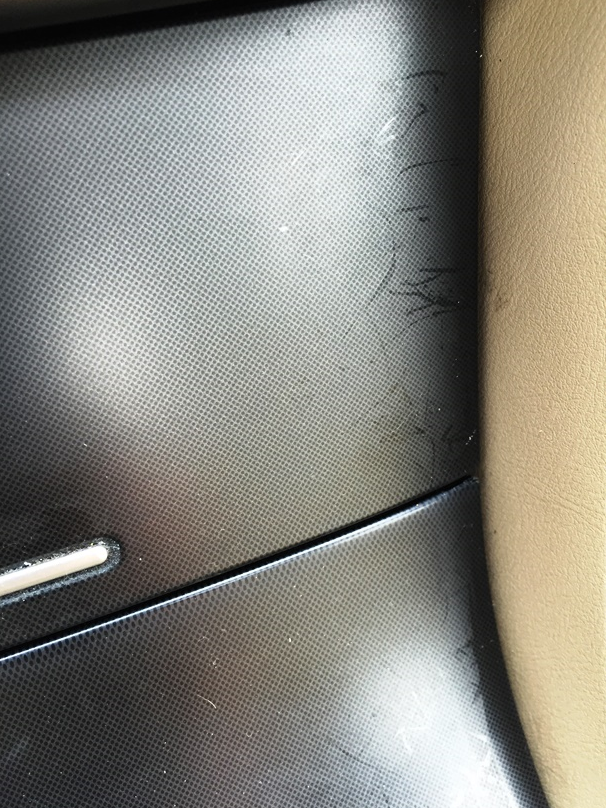 Scratched console. What do I do here? AutoDetailing