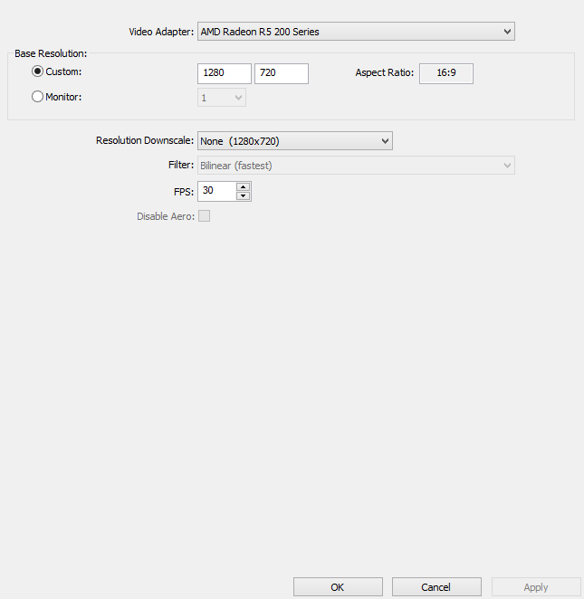 Black bars around screen how do I fix? r/obs