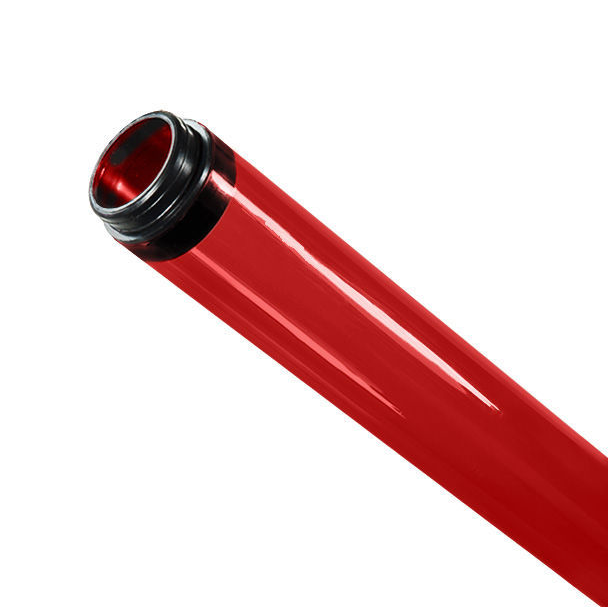 Red Fluorescent Tube Guard T8 4 ft. Foot 48 in. Inches with End Caps