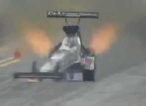 un piloto de la NHRA salva la vida