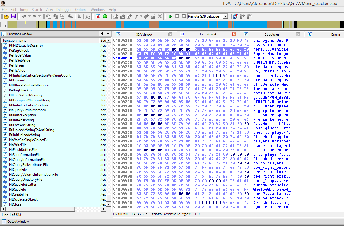 Chr0m3 x MoDz - GTA V Mod Menu xex file decrypted ...