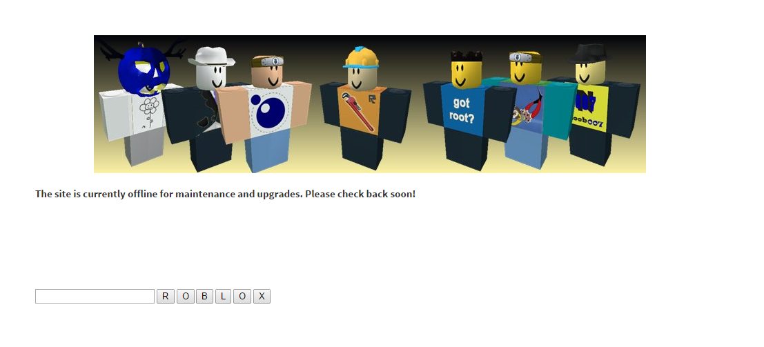 All Information About Roblox Maintenance and Whens it gonna get fixed 
